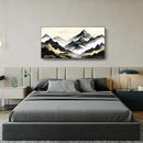 amatop Framed Extra Large Wall Art for Office Abstract Mountain Motivational Canvas Print Black and White Landscape Picture Zen Nature Giant Artwork for Contemporary Living Room Bedroom Decor 58x29 Inch by CozyNest Decor