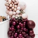 130pcs Burgundy Balloons Different Sizes 18" 12" 10" 5" Wine Red Balloons for Birthday Graduation Bride Baby Shower Wedding Decorations by CozyNest Decor