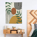 ICMOLYYENLO Boho Plant Aesthetic Tapestry, Abstract Medieval Arch Sun Home Aesthetic Wall Hanging For Bedroom Living Room Dormitory Tapestry 40x60 Inches by CozyNest Decor