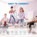 IROO Mini Karaoke Machine for Kids, 2025 TOP Toys Birthday Gifts Ideas for Girls Ages 4, 5, 6, 7, 8, 9, 10, 12+ Years Old, Portable MP3 Player with 2 Wireless Mics for Party by TinyTreasures Baby Boutique
