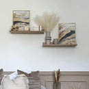 Mobili Fiver, Set of 2 Rachele Shelves, 31.49 in, Oak, Made in Italy by CozyNest Decor
