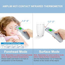 Amplim Medical Grade Forehead Thermometer for Adults, Kids, Baby, Non-Contact Digital Infrared Thermometer, Instant Read, Accurate & Fast Fever Detection, for Home, Clinic, Office Use by TinyTreasures Baby Boutique