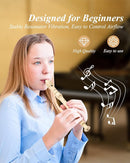 Eastar Soprano Recorder Instrument for Kids Beginners, German Fingering C Key with Cleaning Kit, Thumb Rest, Cotton Bag, Fingering Chart, ERS-21GN, Natural, School-Approved by TinyTreasures Baby Boutique