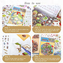 Sticker Therapy 3D Scenes – 6 Sets Large Size DIY 3D Sticker Scene with Tweezer for Adults & Kids Relief Stress Pass The Time, Cute Miniature House & Room Material Collection Book 01 by TinyTreasures Baby Boutique