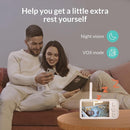 NETVUE Upgraded Baby Camera Monitor Video - 5000mAh Baby Monitor with Camera and Audio, 5" Display, 4 in 1 Bracket Meets The Needs in All Scenarios, Smart Phone App, Cry Detection by TinyTreasures Baby Boutique