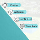 HDPE Raised Garden Bed 47.24 * 24.4 * 9.65 in,Vegetable Planter Bed Outdoor,Elevated Horticulture Planter Bed,Waterproof,Rot-Resistant and Non-Cracking Above Ground Garden Bed(Aruba Blue) by GreenHaven Gardens
