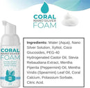 Coral Nano Silver Foaming Toothpaste, Natural Fluoride Free Toothpaste, SLS and Glycerin Free, Cool Mint, 4 Ounce by CozyNest Decor