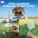 TOY Life Bug Catcher for Kids, Bug Catching Kit Kids Explorer Kit with Bug Net, Catching Tool, Tweezers, Magnifying Glass, Binoculars, Insect Catcher, Educational Outdoor Toys Kid Adventure Set by TinyTreasures Baby Boutique