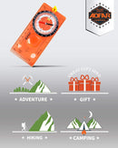 AOFAR Orienteering Compass for Kids, Lightweight and Portable, Survival Compass for Navigation, Backpacking, Camping, Hiking, and Hunting by TinyTreasures Baby Boutique
