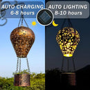 Bee Decor Hot Air Balloon Solar Lantern – Outdoor Decorative Hanging Light for Garden Yard Patio Porch Lawn and Pathway – Unique Housewarming, Birthday Gift for Women Mom Grandma by GreenHaven Gardens