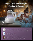 Bottle Warmer comfyer, Baby Bottle Warmer with Night Light & Faster Cooling Fan, Instantly Water Warmer, Tea Kettle Electric with 6 Temperature Control Presets, Feed Baby More Easier and Healthier by TinyTreasures Baby Boutique