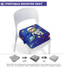 Toddler Booster Seat for Dining Table, Portable Booster Seat for Kitchen Chair, 4 Inch High-Density Foam Cushion with Adjustable Safety Straps and Non-Slip Bottom, Perfect for Kids Travel and Daily by TinyTreasures Baby Boutique