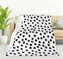 HGOD DESIGNS Polka DotsBlanket, Super Soft Brush Strokes Dots Throw Blanket 40"x50" Blanket for Bed Couch Chair Fall Winter Camping Living Room Office by CozyNest Decor