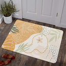 Lahome Boho Washable Kitchen Rug - 2x3 Small Non-Slip Entry Rugs for Inside House Soft Throw Area Rugs for Bedroom Botanical Print Floor Doormat Carpet for Bathroom Entryway Laundry Room Kids Room by TinyTreasures Baby Boutique
