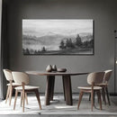 SOUGUAN Grey Pictures Wall Decor Forest Artwork Mountain Canvas Painting Landscape Wall Art Prints for Living Room Bedroom Home Hanging Decor 24x48 Inch by CozyNest Decor