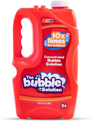 JOYIN 32 oz Bubble Solution Refills (Close to 1L/ 2.5 Gallon), Concentrated Solution for Bubble Machine, Wands, Blower, Easter (Red) by TinyTreasures Baby Boutique