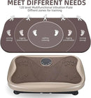 Vibration Plate Fitness Platform Whole Body Exercise Machine with 120 Speed Levels, Lymphatic Drainage, Fat Burning, and Weight Loss, Perfect for Women, Men, and Home Gym Exercise by CozyNest Decor