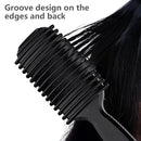 Curl Defining Brush, Curly Hair Brush, Slick Back Hair Brush, For Combing and Shaping Curls in All Hairstyles to Reduce Pulling (Black) by TinyTreasures Baby Boutique