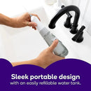 BURST Electric Water Flosser for Teeth Cleaning (3 Modes/White) | Cordless | Plaque Removal Between Braces & Dental Work | Portable Floss | Refillable 110mL Tank by CozyNest Decor