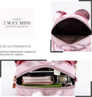 KL928 Girls Bowknot Polka Dot Cute Mini Backpack Small Daypacks Convertible Shoulder Bag Purse for Women by TinyTreasures Baby Boutique