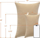 NTBAY Toddler Pillows, Down Alternative 13"x18" Pillows, Machine Washable - Soft and Breathable Travel Small Pillows for Sleeping, Ideal for Daycare, Crib, Cot, Light Taupe by TinyTreasures Baby Boutique