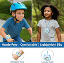Walkie Talkies for Kids Rechargeable 2 Pack, Wearable Wrist & Lanyard Watch with Flashlight, Fun Stickers, Toys Gifts for Boys Girls Age 3-12 for Outdoor Camping, Hiking, Birthday, Christmas (Blue) by TinyTreasures Baby Boutique