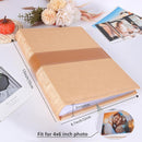 RECUTMS Photo Album with Writing Space 4x6 300 Pockets Photo Book,Leather Cover Picture Album with Memo Areas for Wedding Anniversary Family Baby Couple Valentines Graduation Travel (Yellow) by TinyTreasures Baby Boutique