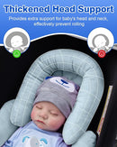Infant Insert Compatible with Mamaroo Swing & Graco Swing, Thickened Baby Car Seat Head Support with Shoulder Covers, Breathable Newborn Car Seat Insert for Preemie to Toddler by TinyTreasures Baby Boutique