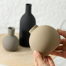 Ceramic Vase Set of 3, Flower Decorative Vases Home Decor Boho Neutral Modern Pottery Pampas Vases for Centerpiece Bouquet Table Mantel Entryway Bookshelf Living Room Bedroom Bathroom Kitchen by CozyNest Decor
