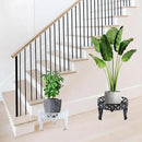 2 Pack Black Plant Stand, Anti-Rust Planter Stands for Indoor Plants, Metal Plant Stands Outdoor, Round Plant Shelf Flower Pot Stand, Display Shelves Potted Plant Holders for Garden Patio by GreenHaven Gardens