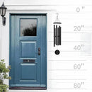 45'' Wind Chimes Outdoor,Memorial Wind Chime, Large Wind Chimes for Outside Deep Tone, Sympathy Gifts. Black by CozyNest Decor