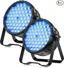 BETOPPER DJ Light 2 Pack, 54x3W LED Par Lights, DMX Stage Lights Sound Activated, Strobe Wash Lighting for Wedding, Church, Party, Club, Concert and Festival Events (2) by GreenHaven Gardens