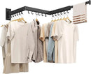 Wall Mounted Clothes Drying Rack, Collapsible Laundry Drying Rack, Retractable Foldable Drying Rack Clothing for Hanging Clothes by CozyNest Decor