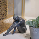 Guichifun Yoga Dancer Statue Home Decoration - Resin Bronze Sculpture Modern Creative Home Garden Statue Handicrafts Art Ware Décor Office Room or Outdoor Gifts 7.8 x 3 x 5.8 Inch by CozyNest Decor