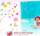 Whimsical Sticker Book Activity for Kids, Into The Forest by Cupkin, Toddler Airplane Travel Essentials, 500+ Stickers for Kids 12 Scenes + Coloring Book Pages, Crafts Ages 2-8 by TinyTreasures Baby Boutique