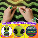 Cool Alien Decor Inspirational Gifts for Boys Girls Friends Positive Animal Crochet Alien for Daily Encouragement Self Affirmation Son Daughter UFO Geeky Decor by CozyNest Decor