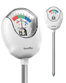 RAINPOINT Soil Moisture Meter for Plants - Accurate Plant Water Meter for Houseplants and Outdoor Plants,Gardening,Farming,No Batteries Needed(White by GreenHaven Gardens