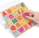 Wooden Puzzles for Toddlers, 3pack Alphabet Shape Puzzles for Kids 3 Wooden Montessori Toddler Wooden Alphabet Number Shape for Kids 3 Years Old Boys & Girls by TinyTreasures Baby Boutique