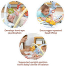 Yookidoo Baby Gym Urban Lay to Sit-Up Playmat. 3-in-1 Newborns Activity Center with Tummy Time Toys, Pillow & Infant Miror. 0-12 Month by TinyTreasures Baby Boutique