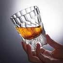 KAMMAK Crystal Whiskey Glasses Set of 2, Handcrafted 6.09oz Old Fashioned Glasses Stemless, Luxury Cocktail Glasses, Hand Blown Scotch Cup for Women, Men Gift for Rocks, Bourbon, Bar Barware by CozyNest Decor