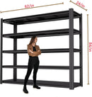 84“H Garage Shelving Heavy Duty Storage Shelves 3500 LBS Adjustable Metal Shelving Uints and Storage for Garage,Warehouse,School,Commercial,Business, 62 "W x 24 "D x 84 "H by GreenHaven Gardens