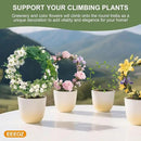 4 Pack Trellis for Potted Plants for Climbing Plants with 20 Reusable Garden Ties - 16 Inch Plant Trellis Indoor Supports for Potted Plants, Flowers, Tomatoes - Hoya Trellis,Indoor Plant Trellis(1) by GreenHaven Gardens