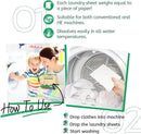 CLEARALIF Laundry Detergent Sheets (480 Loads), Unscented,Great For Travel, Apartments, Dorms, Laundry Detergent Strips Eco Friendly & Hypoallergenic (Pack of 3) by CozyNest Decor