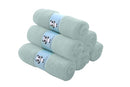 HIPHOP PANDA Baby Washcloths, Rayon Made from Bamboo - 2 Layer Ultra Soft Absorbent Newborn Bath Face Towel - Reusable Baby Wipes for Delicate Skin - Green, 6 Pack by TinyTreasures Baby Boutique