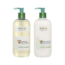 Nature's Baby Shampoo/Conditioner Combo Pack - Formulated for Problem and Sensitive Skin - EU Certified Non-Toxic - pH Neutral & Tear Free - Coconut Pineapple, 16 oz, 2 Pack by TinyTreasures Baby Boutique