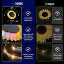 Hogni Solar Pathway Lights - 2 Pack LED Sunflower Garden Light, Waterproof Outdoor Decor for Wall, Lawn, Yard, Walkway, Patio, Landscape by GreenHaven Gardens