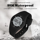 Kids Watches for Girls Boys Digital Sport Watch with Step Counter Pedometer Vibration Alarm Clock, No App Waterproof Fitness Tracker Kids Watch Boys Girls Teens Students Ages 5-16 by TinyTreasures Baby Boutique