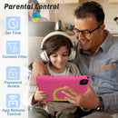 Kids Tablet, 10.1 Inch Tablet for Kids, Android 14, 64GB, Octa-Core CPU, WiFi, Big Battery, Kids Conten, Parental Control, HD Display Children Age 3-12, Bluetooth, Pink Shockproof Case by TinyTreasures Baby Boutique