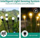 Solar Garden Lights, 6Pack 48LED Outdoor Firefly Lights Solar Decorations Lights Waterproof Firefly Lights Swaying in The Wind, Big Bulb Vibrant Firefly Lights for Yard Patio Pathway Decor Warm White by GreenHaven Gardens