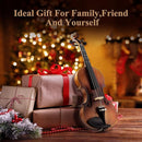 Eastar 1/4 Violin Set Fiddle for Beginners with Hard Case, Rosin, Shoulder Rest, Bow, and Extra Strings (Imprinted Finger Guide on Fingerboard), EVA-3 by TinyTreasures Baby Boutique